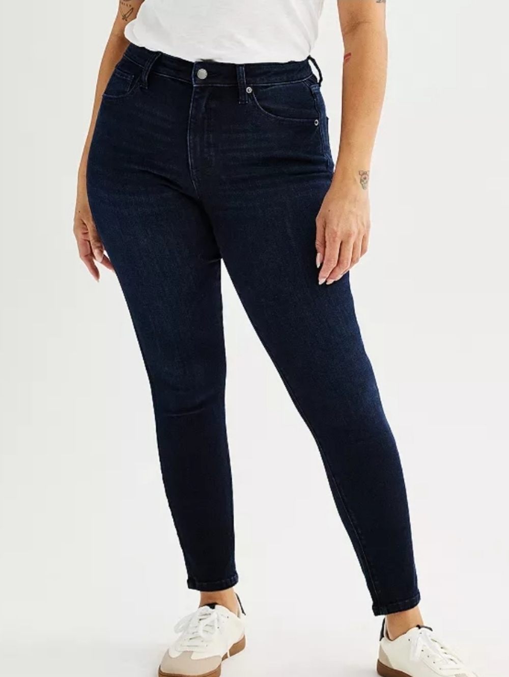 Sonoma Dark Navy High-Rise Skinny Jeans